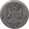 Монета. Намибия. 50 центов 2010 год. ав.