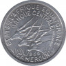 Монета. Экваториальная Африка (КФА). 1 франк 1969 год. ав.