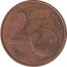 Монета. Франция. 2 цента 2008 год. рев.