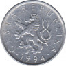 Монета. Чехия. 10 геллеров 1994 год. Монетный двор - Яблонец. ав.