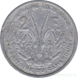 Монета. Камерун. 2 франка 1948 год.