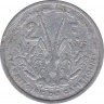 Монета. Камерун. 2 франка 1948 год. рев.