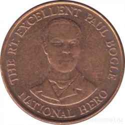 Монета. Ямайка. 10 центов 2012 год.