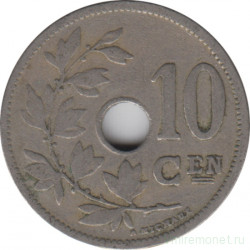 Монета. Бельгия. 10 сантимов 1902 год. BELGIE.