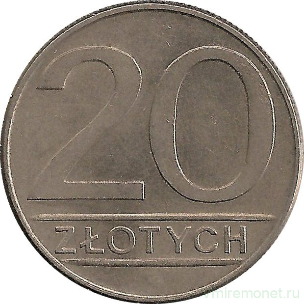 Монета. Польша. 20 злотых 1984 год. 