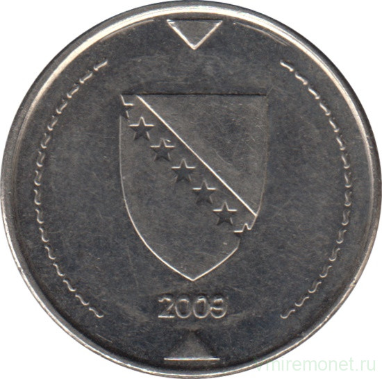 Монета. Босния и Герцеговина. 1 конвертируемая марка 2009 год.