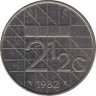 Монета. Нидерланды. 2.5 гульдена 1982 год. ав.