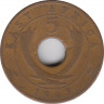 Монета. Британская Восточная Африка. 5 центов 1943 год. ав.