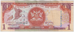 Банкнота. Тринидад и Тобаго. 1 доллар 2006 год. Тип 46А(1).