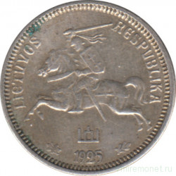 Монета. Литва. 1 лит 1925 год.
