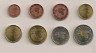 Монеты. Эстония. Набор евро 8 монет. 2011 год. 1, 2, 5, 10, 20, 50 центов, 1, 2 евро. ав