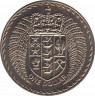 Монета. Новая Зеландия. 1 доллар 1976 год. ав.