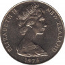 Монета. Новая Зеландия. 1 доллар 1976 год. рев.