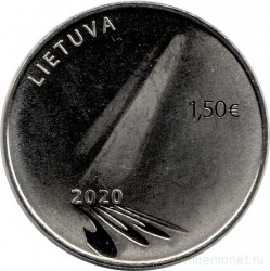 Монета. Литва. 1,5 евро 2020 год. Надежда.