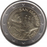 Монета. Сан-Марино. 2 евро 2022 год. ав.
