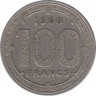 Монета. Экваториальная Африка. 100 франков 1968 год. рев.