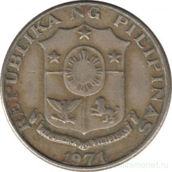 Монета. Филиппины. 25 сентимо 1971 год.