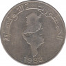 Монета. Тунис. 1 динар 1988 год. ав.