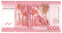 Банкнота. Чили. 5000 песо 2016 год. Тип 163.