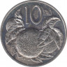 Монета. Острова Кука. 10 центов 1979 год. ФАО. ав.