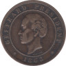 Монета. Гаити. 20 сантимов 1863 год. ав.