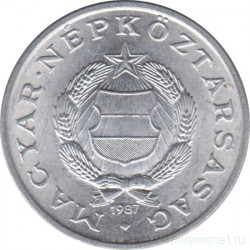 Монета. Венгрия. 1 форинт 1987 год.