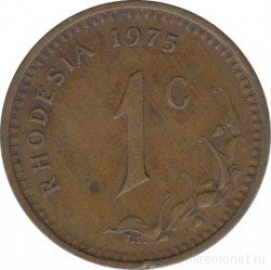 Монета. Родезия. 1 цент 1975 год.