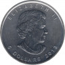 Монета. Канада. 5 долларов 2013 год. 25 лет серебряным монетам "Кленовый лист".  рев.