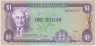 Банкнота. Ямайка. 1 доллар 1989 год. Тип 68Ac. ав.