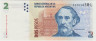 Банкнота. Аргентина. 2 песо 2002 год. Тип 352(6). ав.