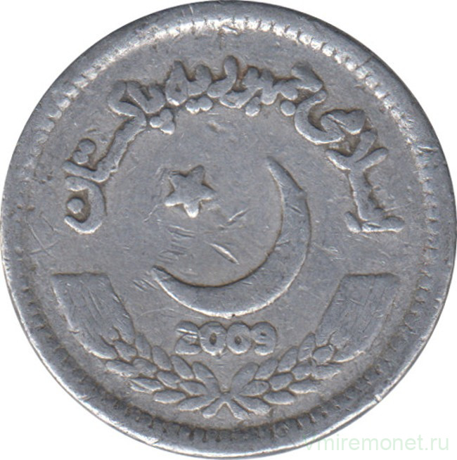 Монета. Пакистан. 2 рупии 2009 год.