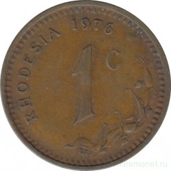 Монета. Родезия. 1 цент 1976 год.