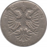  Монета. Албания. 1/2 лека 1926 год. ав.