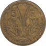 Монета. Французская Западная Африка. 5 франков 1956 год. рев.