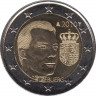  Монета. Люксембург. 2 евро 2010 год. Герб Великого герцога Люксембурга. ав.