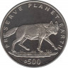 Монета. Босния-Герцеговина. 500 динар 1994 год. Волк. ав.