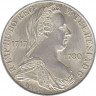 Монета. Австрия. 25 шиллингов 1967 год. 250 лет со дня рождения Марии Терезии. ав.