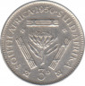 Монета. Южно-Африканская республика (ЮАР). 3 пенса 1950 год. ав.