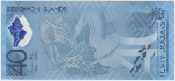 Банкнота. Соломоновы острова. 40 долларов 2018 год. 40 лет Независимости. Тип 37.