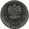 Монета. Польша. 10 грошей 2017 год.