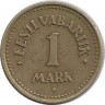 Монета. Эстония. 1 марка 1924 год. рев