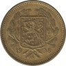 Аверс. Монета. Финляндия. 5 марок 1938 год.