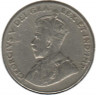 Монета. Канада. 5 центов 1928 год.