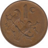 Монета. Южно-Африканская республика. 1 цент 1970 год. рев.