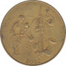 Монета. Западноафриканский экономический и валютный союз (ВСЕАО). 10 франков 2002 год. ав.
