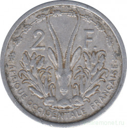 Монета. Французская Западная Африка. 2 франка 1948 год.