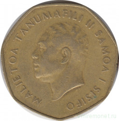 Монета. Самоа. 1 тала 1984 год. Алюминиевая бронза.