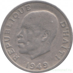 Монета. Гаити. 10 сантимов 1949 год.