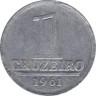 Монета. Бразилия. 1 крузейро 1961 год. ав.