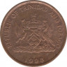 Монета. Тринидад и Тобаго. 5 центов 1998 год. ав.